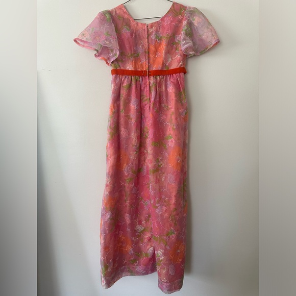 Bridgerton Style Long Pink Dress/Gown - Picture 4 of 4